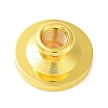 Golden Tone Wax Seal Alloy Stamp Head STAM-PW0005-015G-14-2