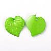 Mixed Color Acrylic Leaf Pendants for Chunky Necklace Jewelry X-SACR-R015-M-2