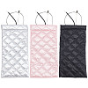 CRASPIRE 3pcs 3 Colors Rhombus Pattern Rectangle Polyester Eyeglass Pouch AJEW-CP0005-55-1