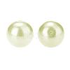 10mm About 100Pcs Glass Pearl Beads Champagne Yellow Tiny Satin Luster Loose Round Beads in One Box for Jewelry Making HY-PH0001-10mm-012-3
