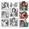 Custom Summer Theme PVC Plastic Clear Stamps DIY-WH0631-0144-1