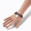 (Jewelry Parties Factory Sale)Spiral Shell Stretch Charm Bracelets BJEW-JB04116-5