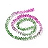 Transparent Glass Beads Strands GLAA-L045-02A-04-5