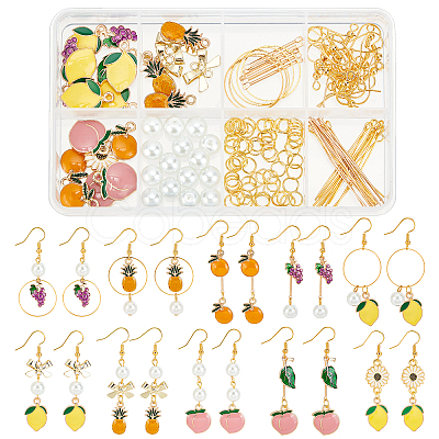 SUNNYCLUE DIY Fruit Dangle Earring Making Kit DIY-SC0018-99-1