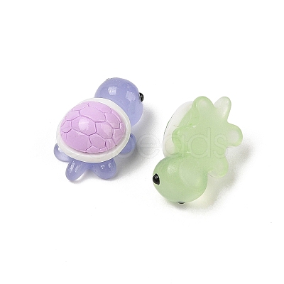 Luminous Opaque Resin Decoden Cabochons RESI-Q230-06-1