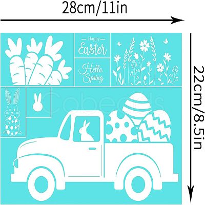 Self-Adhesive Silk Screen Printing Stencil DIY-WH0173-021-09-1