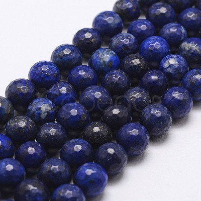 Natural Lapis Lazuli Beads Strands X-G-D840-38-8mm-1