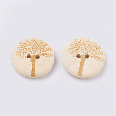 Wooden Buttons BUTT-K007-05B-1