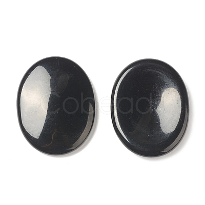 Natural Obsidian Worry Stone for Anxiety Therapy G-B036-01F-1