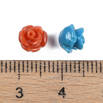 Synthetic Coral Carved Beads CORA-C003-15-1