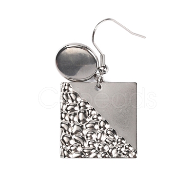 304 Stainless Steel Earring Hooks STAS-WH0027-20F-1