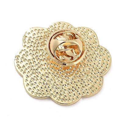 Baking Paint Zinc Alloy Brooches JEWB-M039-02B-G-1