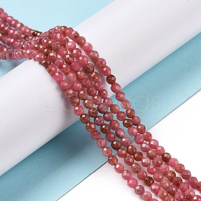 Natural Rhodonite Beads Strands G-C009-A18-1