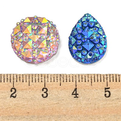 Acrylic & Resin Cabochons Jewelry Making Findings Kits FIND-XCP0002-96-1