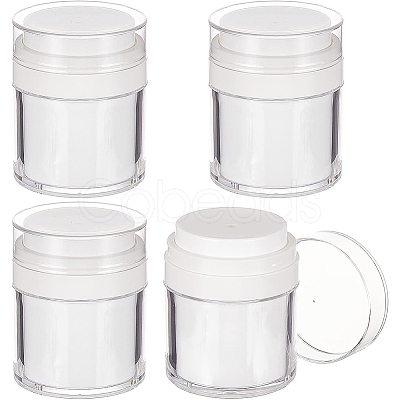 Acrylic Airless Pump Jars MRMJ-WH0083-01-1