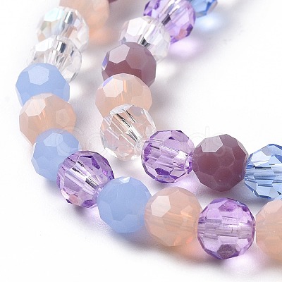 Glass Beads Strands GLAA-E036-09B-1