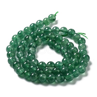 Natural Green Strawberry Quartz Beads Strands G-F756-A01-01-1