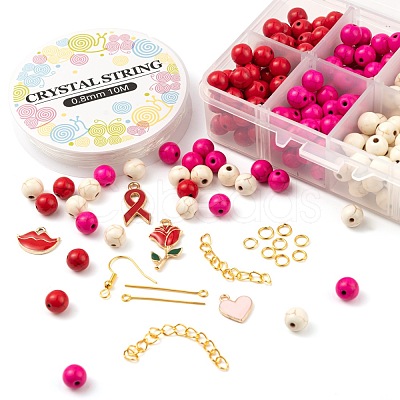 DIY Jewelry Set Making Kits for Valentine's Day DIY-LS0001-82-1