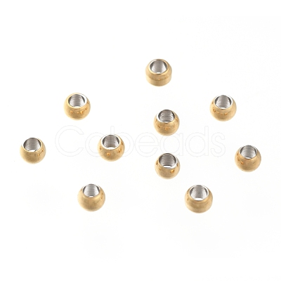 Ion Plating(IP) 304 Stainless Steel Spacer Beads X-STAS-L222-42A-G-1