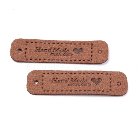 PU Leather Label Tags X-DIY-H131-A05-1