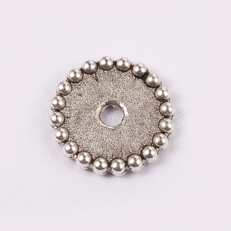 Tibetan Style Alloy Spacer Beads X-PALLOY-ZN47916-AS-RS-1