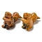 Natural Crazy Agate Carved Healing Squirrel Figurines, Reiki Energy Stone Display Decorations, 35.5~36.5x18~19x51mm