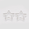 Tarnish Resistant 304 Stainless Steel Linking Ring, Star, Stainless Steel Color, 15.5x16.5x0.8mm