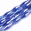 Electroplate Glass Beads Strands EGLA-S194-03A-3