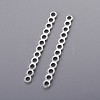 12-Hole Rectangle Nickel Free & Lead Free Alloy Spacer Bars PALLOY-J589-52AS-FF-2