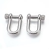 304 Stainless Steel  D-Ring Anchor Shackle Clasps STAS-O114-097P-1