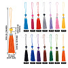  28Pcs 14 Colors Polyester Tassel Big Pendants Decorations HJEW-TA0001-07-12