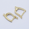 Brass Hoop Earrings X-KK-F728-06G-B-NF-2
