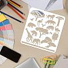 Plastic Reusable Drawing Painting Stencils Templates DIY-WH0172-921-3