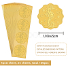 Self Adhesive Gold Foil Embossed Stickers DIY-WH0211-321-2