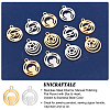 Unicraftale 12Pcs 6 Style 304 Stainless Steel Charms STAS-UN0034-51-4