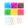 Transparent Acrylic Beads TACR-YW0001-4MM-02-4