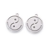 Non-Tarnish Feng Shui 201 Stainless Steel Taji Pendants STAS-F231-036P-1