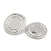 304 Stainless Steel Stud Earring Finding EJEW-U022-06P-2