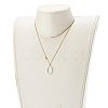 Brass Cubic Zirconia Pendant Necklace NJEW-JN03531-01-4