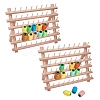 60 Spools Solid Wood Sewing Embroidery Thread Stand Holder Rack ODIS-WH0001-01-1