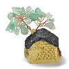 Resin & Natural Green Aventurine Model Ornament DJEW-Z001-01D-6