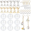 Unicraftale DIY Glass Ball Bottle Drop Earring Making Finding Kit DIY-UN0003-15-1