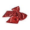 Christmas Plastic Sequin Big Bowknot Pendant Decorations AJEW-S088-04A-3