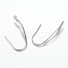 316 Surgical Stainless Steel Earring Hooks X-STAS-G081-64P-1
