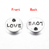 Valentines Day Gift Ideas for Wife Tibetan Style Alloy Charms X-TIBEP-A123976-AS-FF-1