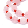 Natural Rose Quartz Beads Strands G-O201B-42-3