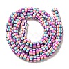 Polymer Clay Beads Strands CLAY-H006-02B-2