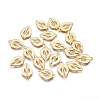 Electroplated Iron Charms IFIN-I030-01G-1