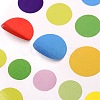 Flat Round DIY Cloth Picture Stickers AJEW-L053-01-2