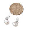 Natural Pearl Ear Studs EJEW-P286-33P-3